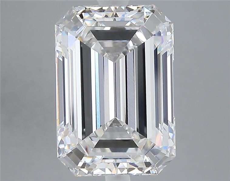 6.09 ct. emerald Lab Grown Diamond front image