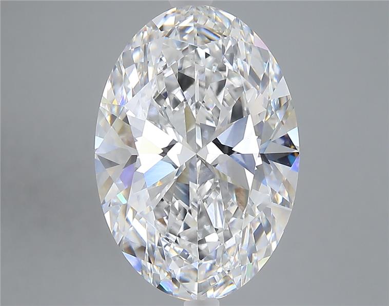 6.02 ct. oval Lab Grown Diamond front image