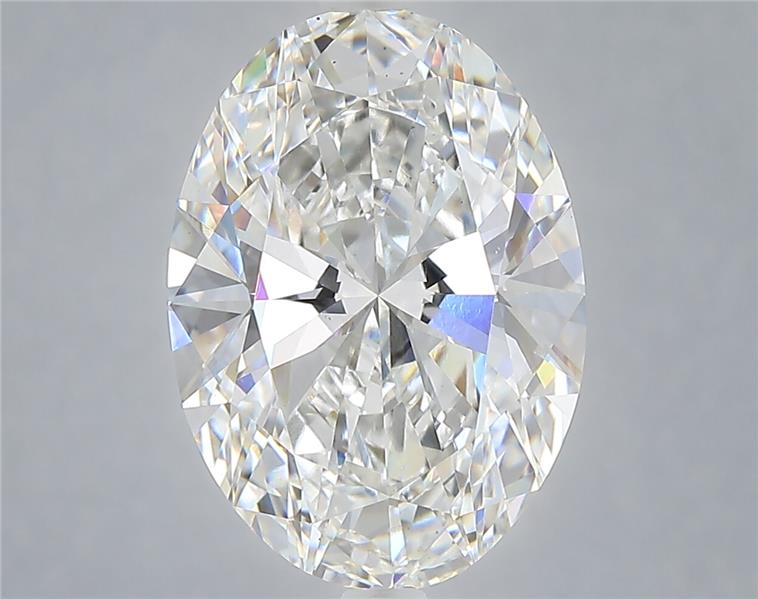 5.26 ct. oval Lab Grown Diamond front image