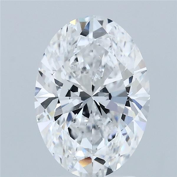 2.01 ct. oval Lab Grown Diamond front image