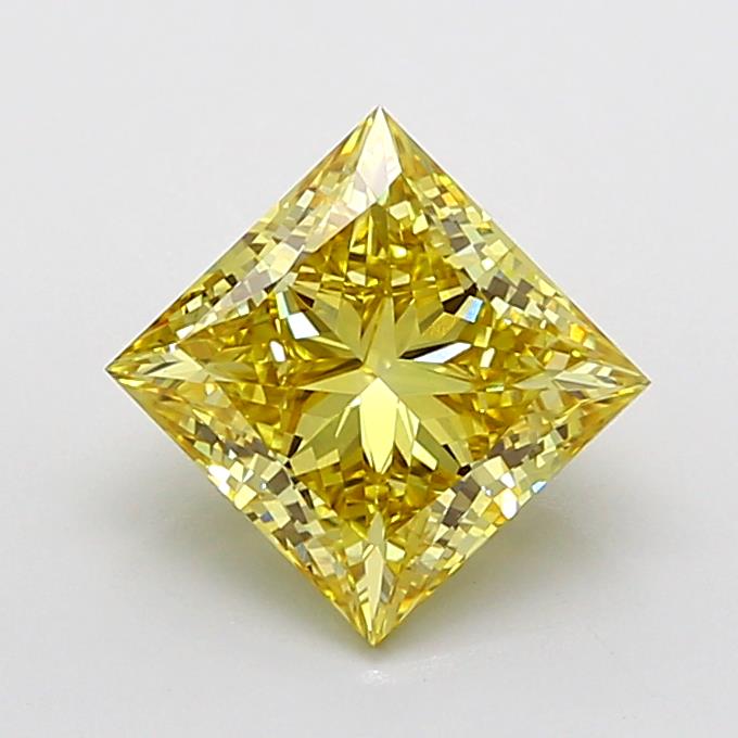 3.04 ct. princess Lab Grown Diamond front image