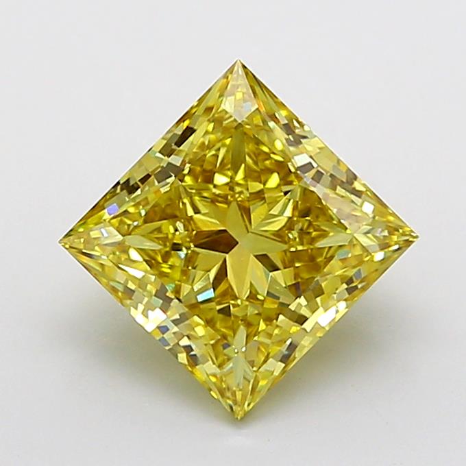 3.36 ct. princess Lab Grown Diamond front image