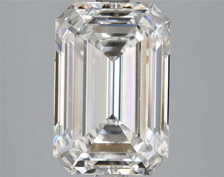 4.09 ct. emerald Lab Grown Diamond front image
