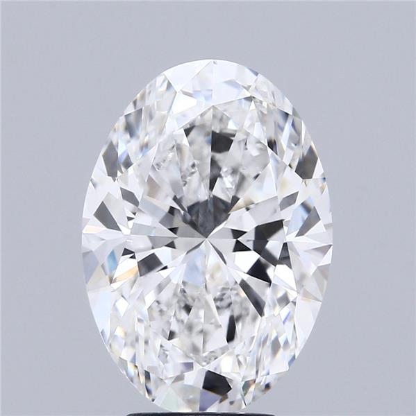 4.95 ct. oval Lab Grown Diamond front image