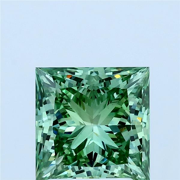 2.10 ct. princess Lab Grown Diamond front image