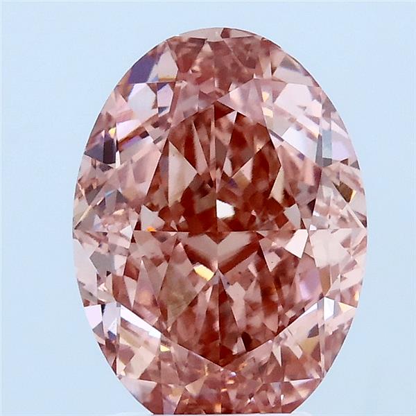 3.05 ct. oval Lab Grown Diamond front image