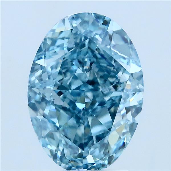 3.03 ct. oval Lab Grown Diamond front image