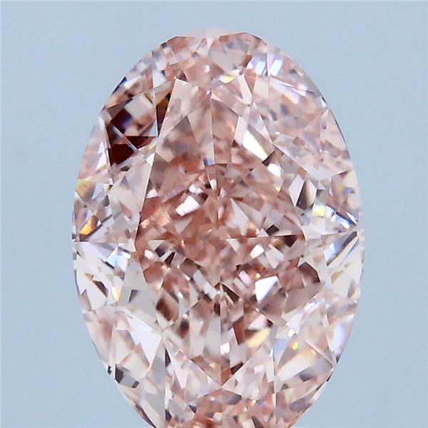 3.02 ct. oval Lab Grown Diamond front image