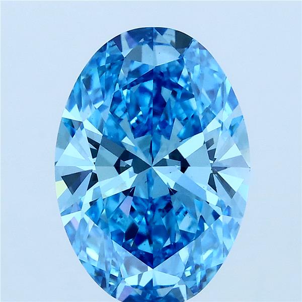 3.01 ct. oval Lab Grown Diamond front image