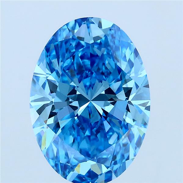 3.00 ct. oval Lab Grown Diamond front image