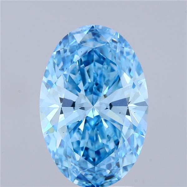 3.04 ct. oval Lab Grown Diamond front image
