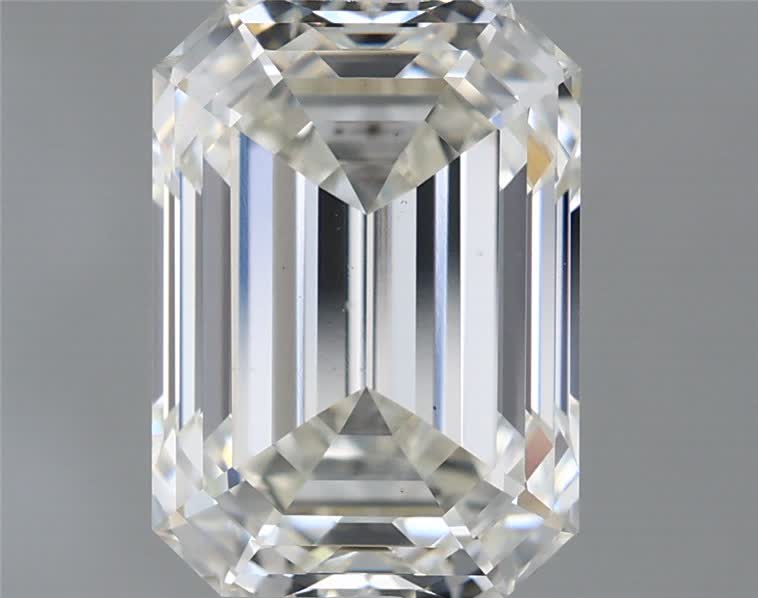 5.04 ct. emerald Lab Grown Diamond front image