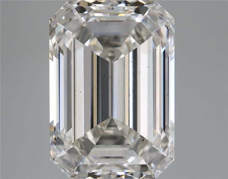 5.39 ct. emerald Lab Grown Diamond front image