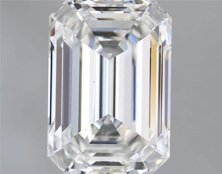 6.22 ct. emerald Lab Grown Diamond front image