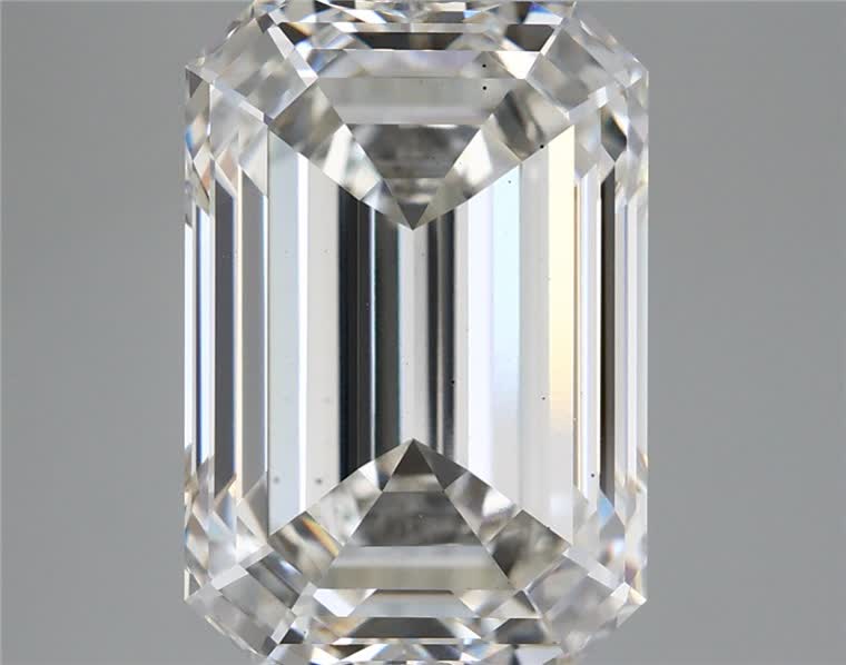 5.74 ct. emerald Lab Grown Diamond front image
