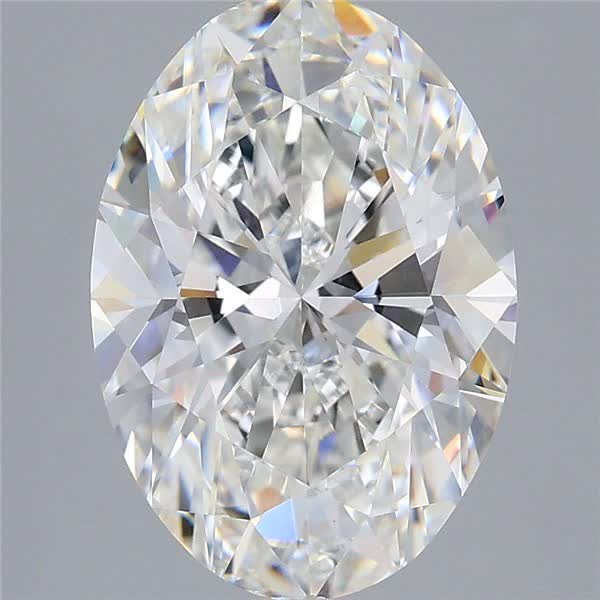 4.05 ct. oval Lab Grown Diamond front image