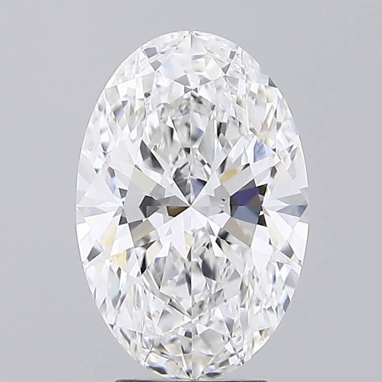 4.10 ct. oval Lab Grown Diamond front image
