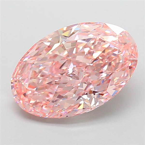 6.05 ct. oval Lab Grown Diamond front image