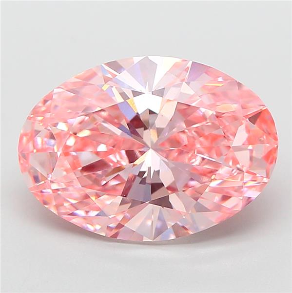 5.01 ct. oval Lab Grown Diamond front image