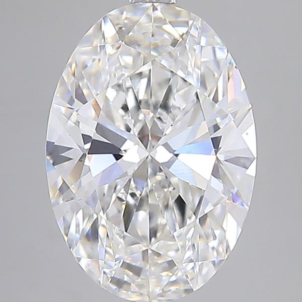 5.71 ct. oval Lab Grown Diamond front image