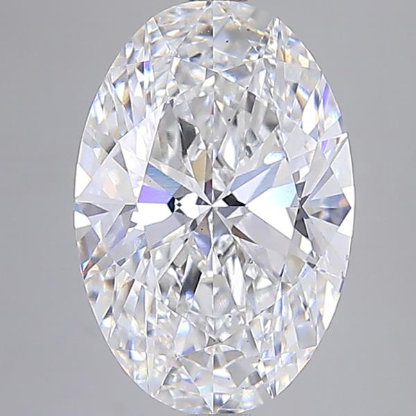 7.02 ct. oval Lab Grown Diamond front image