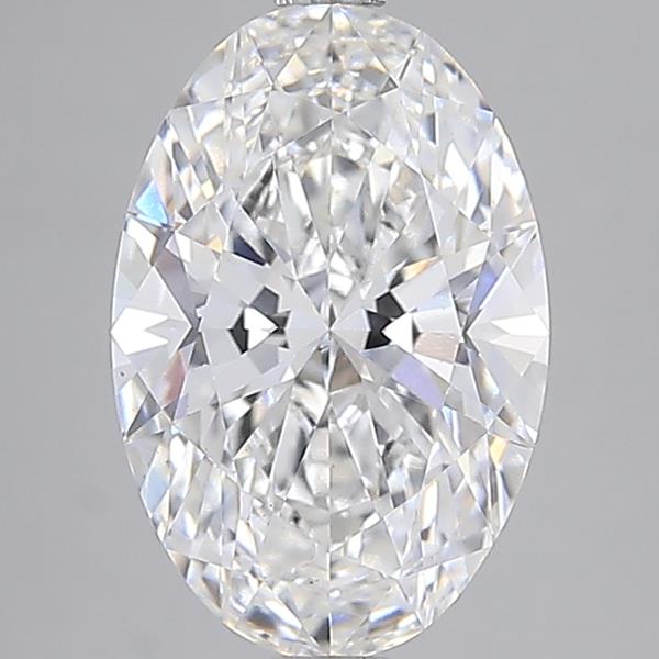 4.09 ct. oval Lab Grown Diamond front image