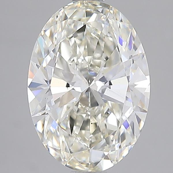 3.01 ct. oval Lab Grown Diamond front image