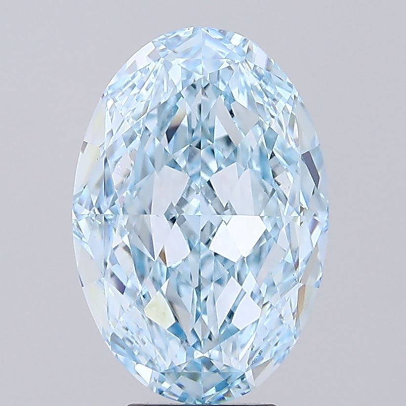 7.09 ct. oval Lab Grown Diamond front image