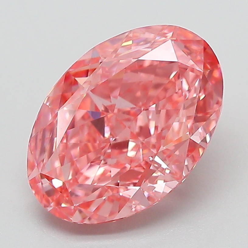 3.03 ct. oval Lab Grown Diamond front image