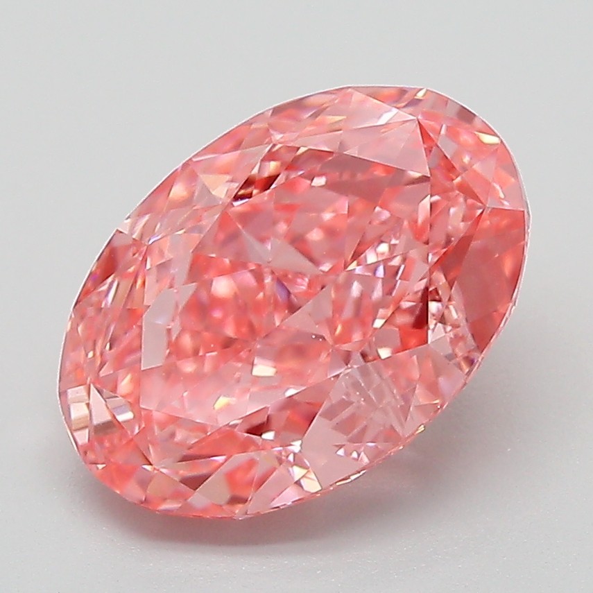 3.03 ct. oval Lab Grown Diamond front image
