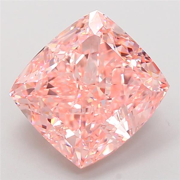 6.10 ct. cushion Lab Grown Diamond front image