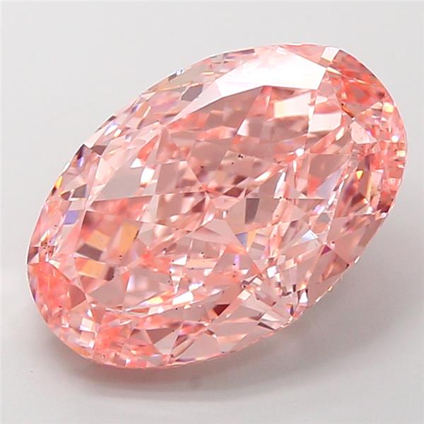 6.14 ct. oval Lab Grown Diamond front image