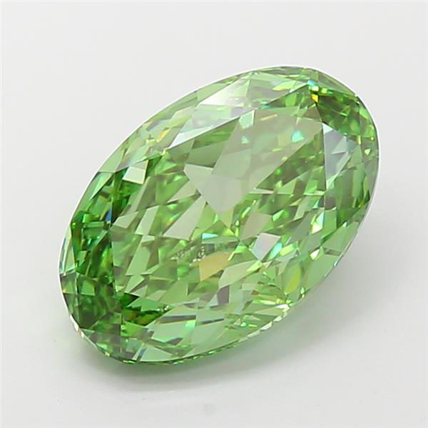 6.05 ct. oval Lab Grown Diamond front image