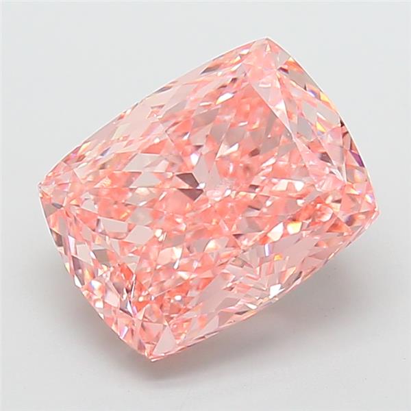 6.60 ct. cushion Lab Grown Diamond front image
