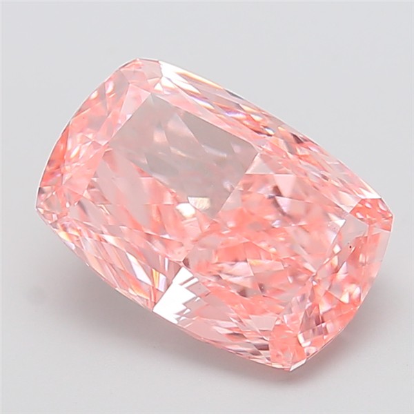 5.34 ct. cushion Lab Grown Diamond front image