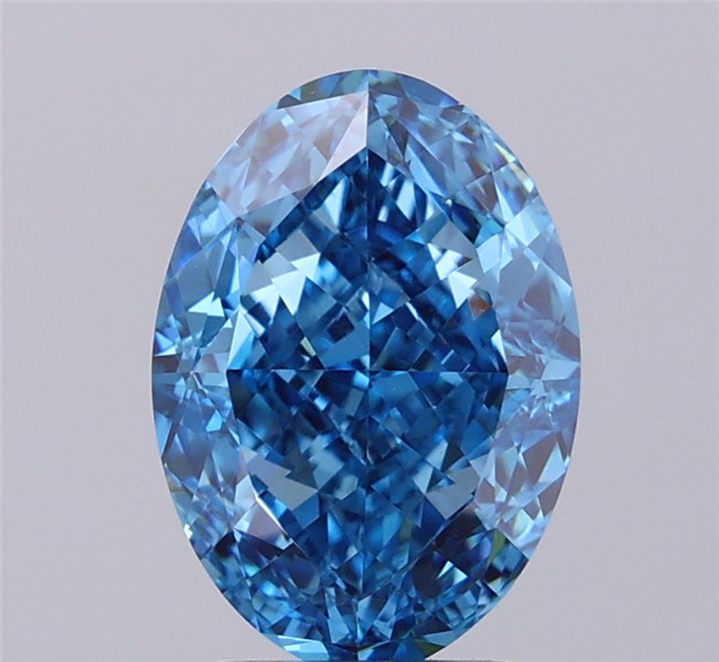 3.08 ct. oval Lab Grown Diamond front image