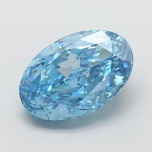 5.01 ct. oval Lab Grown Diamond front image