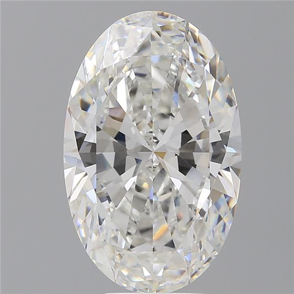 7.01 ct. oval Lab Grown Diamond front image