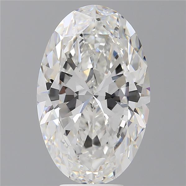7.10 ct. oval Lab Grown Diamond front image