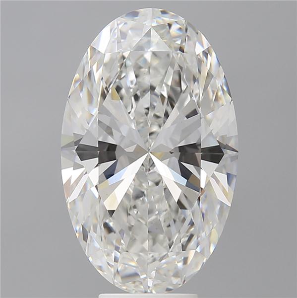 7.58 ct. oval Lab Grown Diamond front image