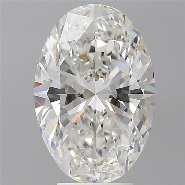 5.05 ct. oval Lab Grown Diamond front image