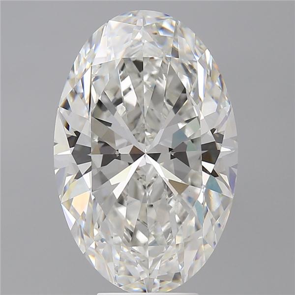 7.60 ct. oval Lab Grown Diamond front image
