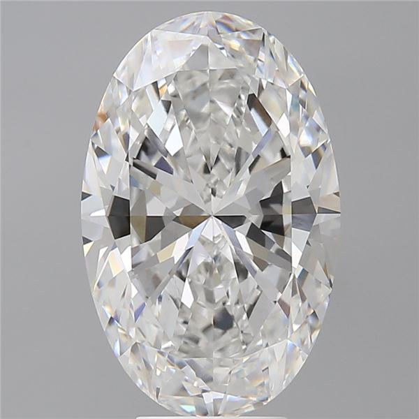 6.57 ct. oval Lab Grown Diamond front image