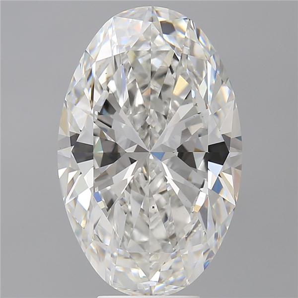 7.59 ct. oval Lab Grown Diamond front image
