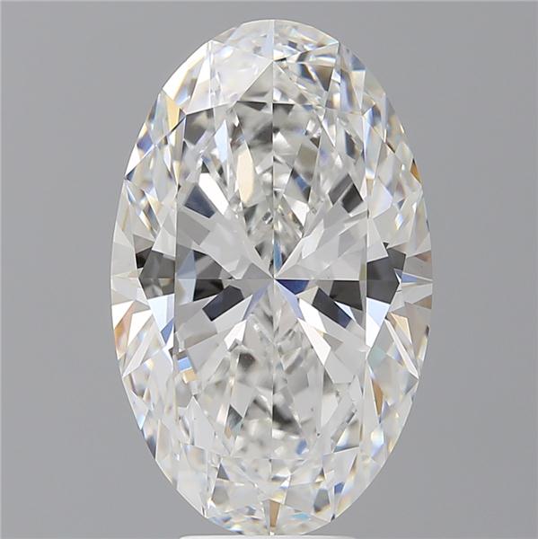 7.58 ct. oval Lab Grown Diamond front image