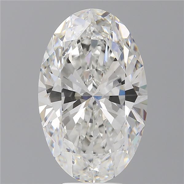 7.58 ct. oval Lab Grown Diamond front image