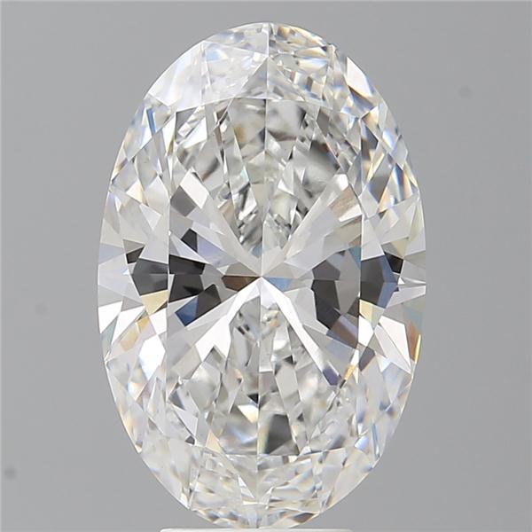 6.08 ct. oval Lab Grown Diamond front image