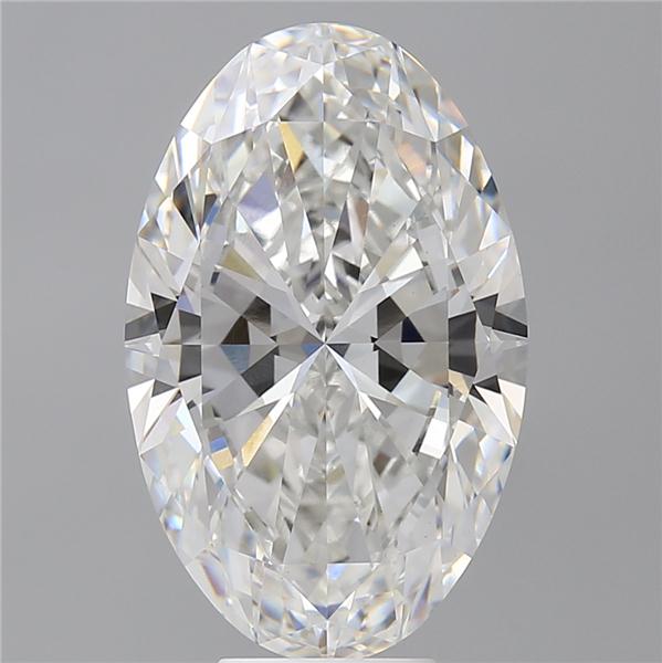 8.04 ct. oval Lab Grown Diamond front image