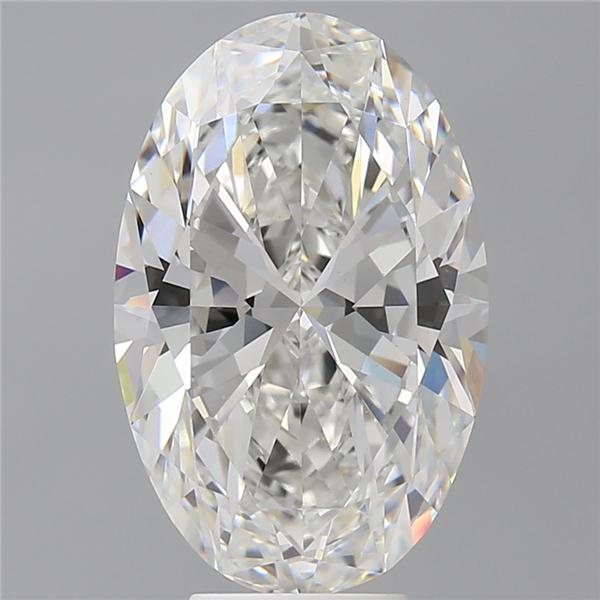 6.51 ct. oval Lab Grown Diamond front image