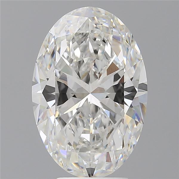 5.05 ct. oval Lab Grown Diamond front image